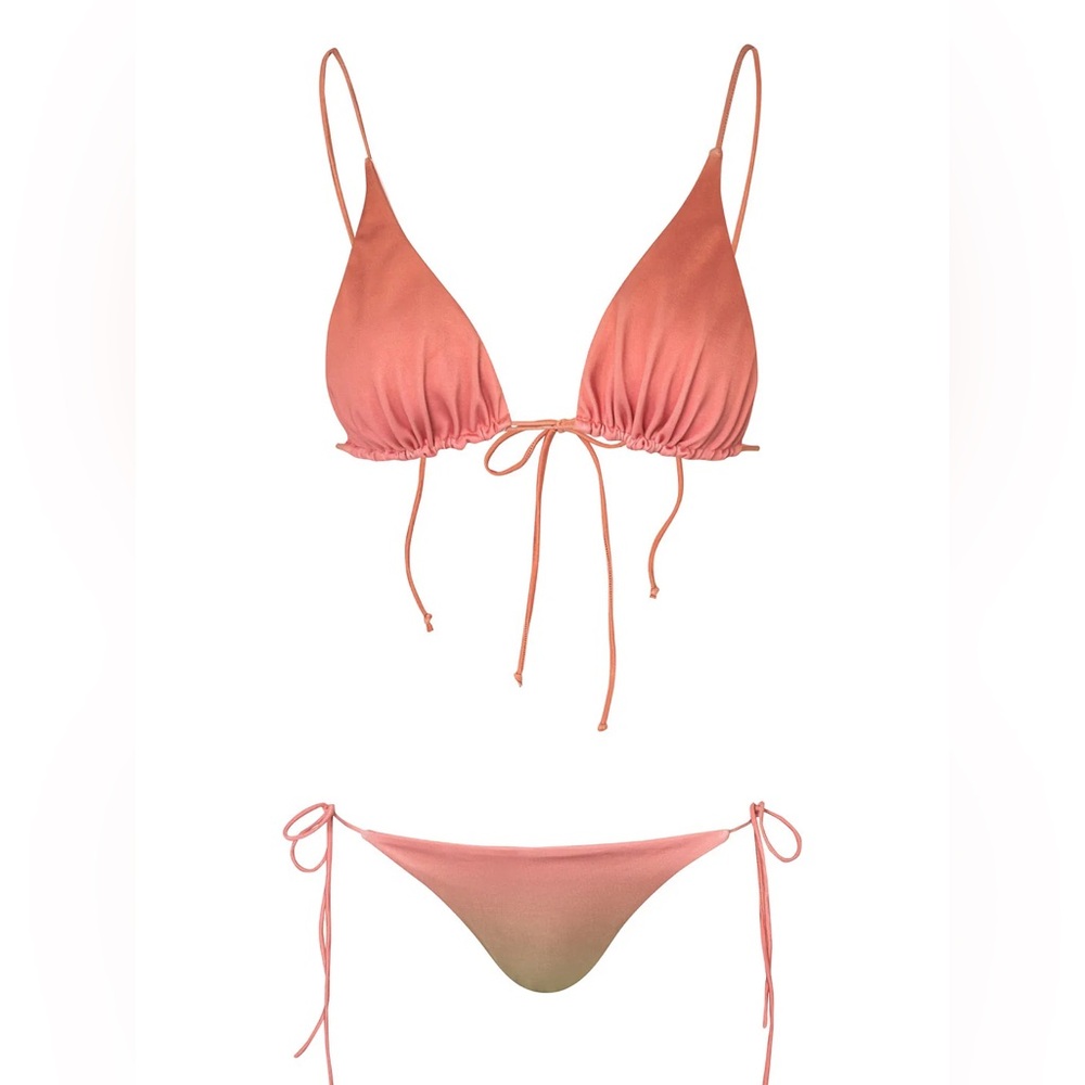 NWT BAOBAB GAIA BIKINI TOP AND BOTTOM IN DRAGONFRUIT -XS